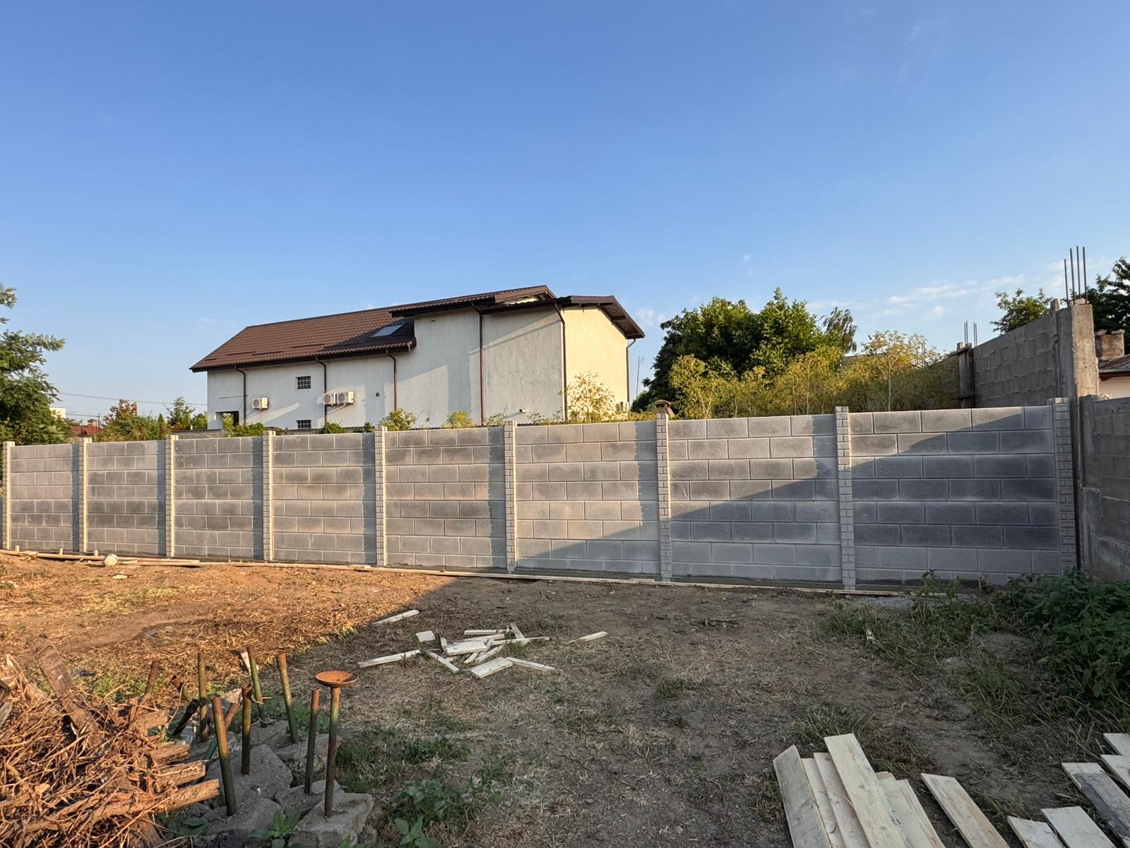 Lucrare MTZ Prefabricate - gard prefabricat beton 11