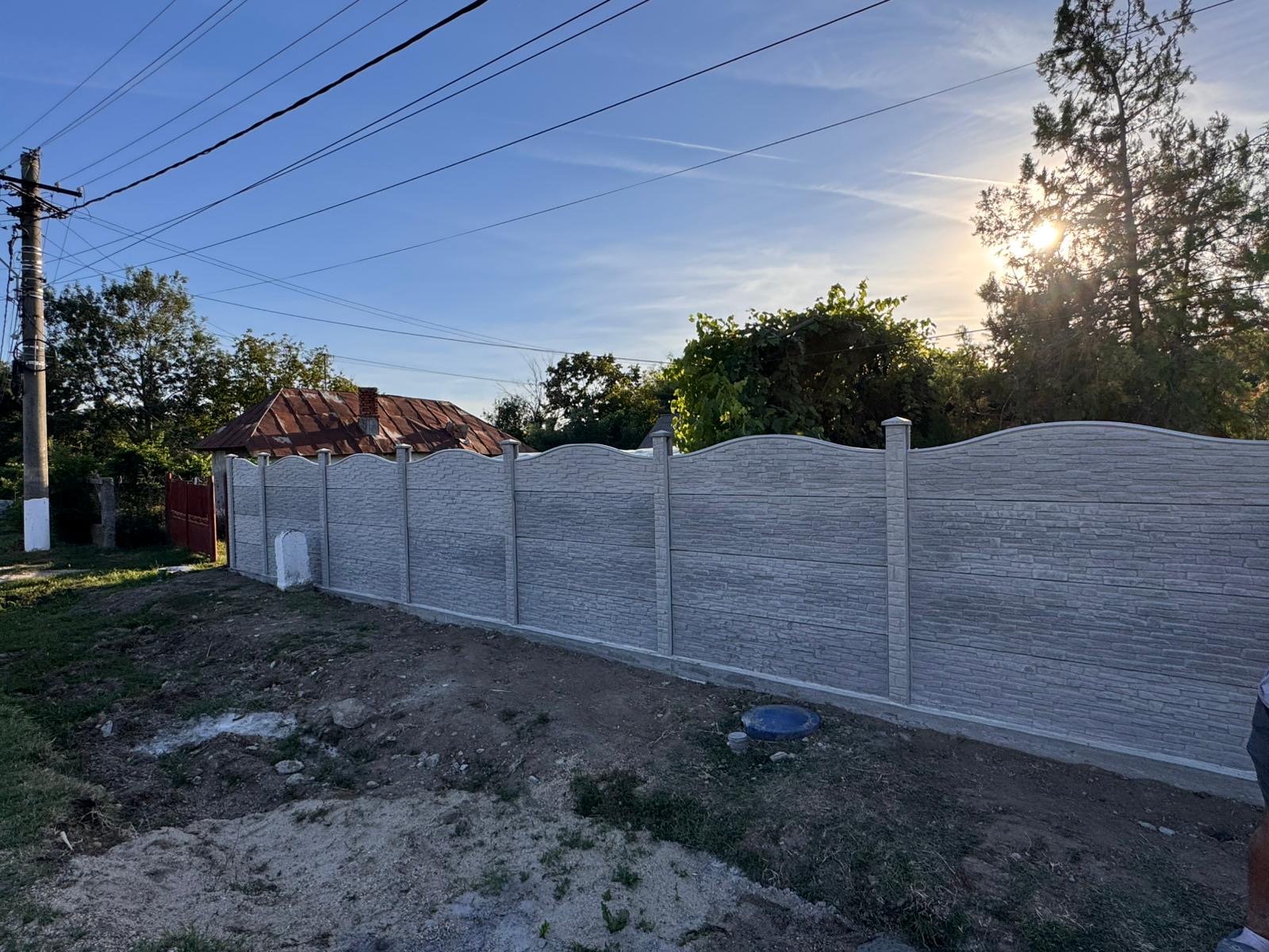 Lucrare MTZ Prefabricate - gard prefabricat beton 12