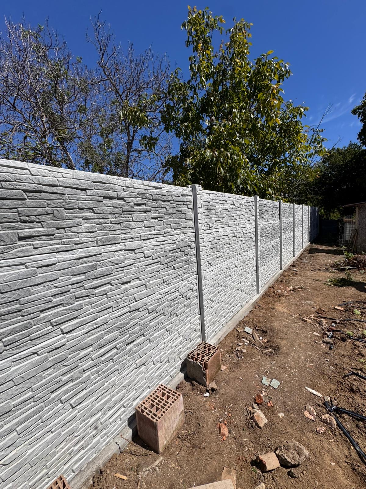 Lucrare MTZ Prefabricate - gard prefabricat beton 15