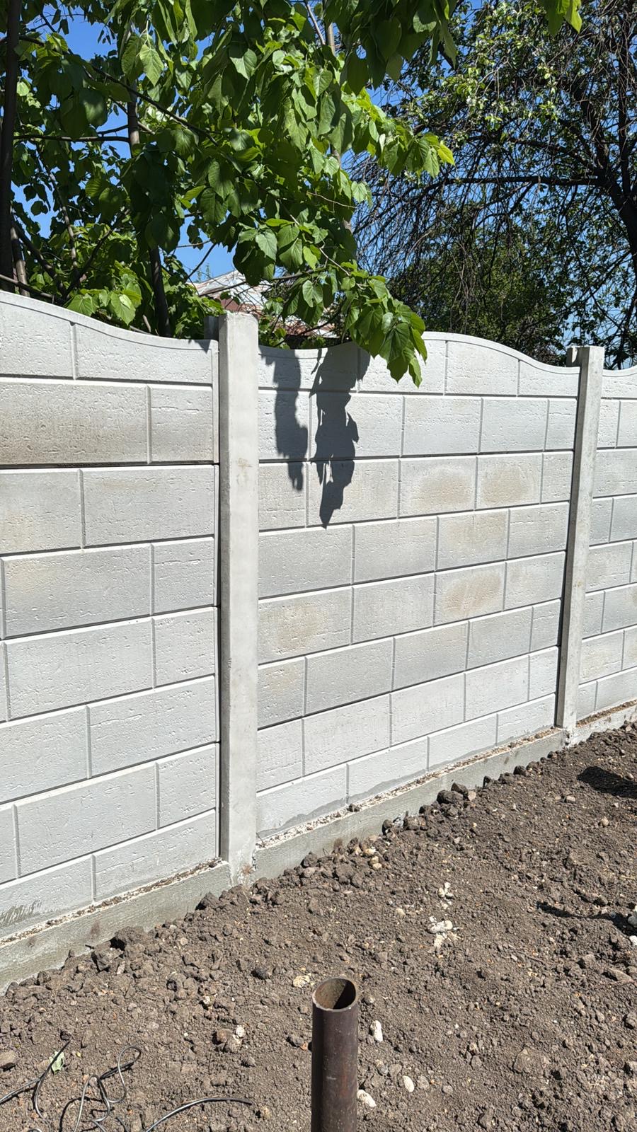 Lucrare MTZ Prefabricate - gard prefabricat beton 2