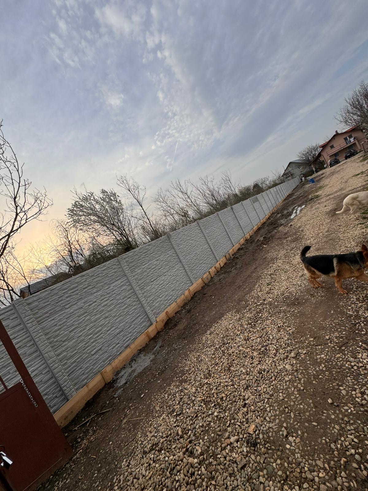 Lucrare MTZ Prefabricate - gard prefabricat beton 21