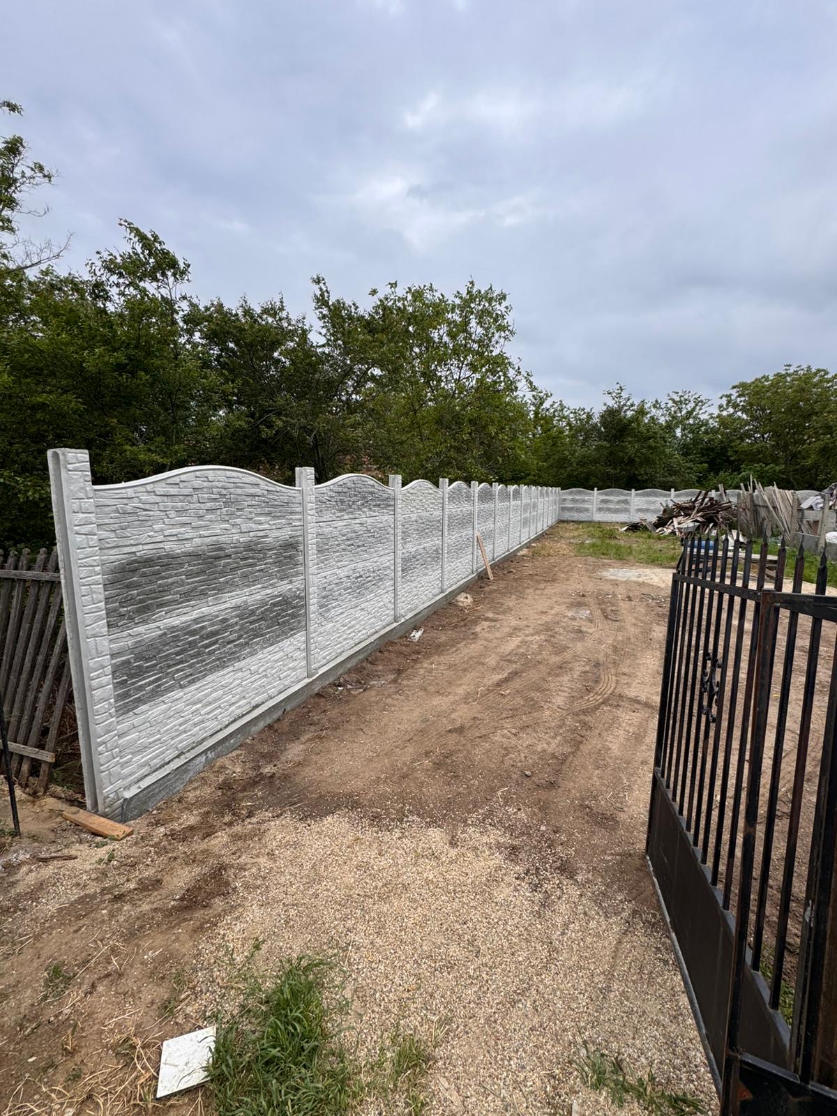 Lucrare MTZ Prefabricate - gard prefabricat beton 3