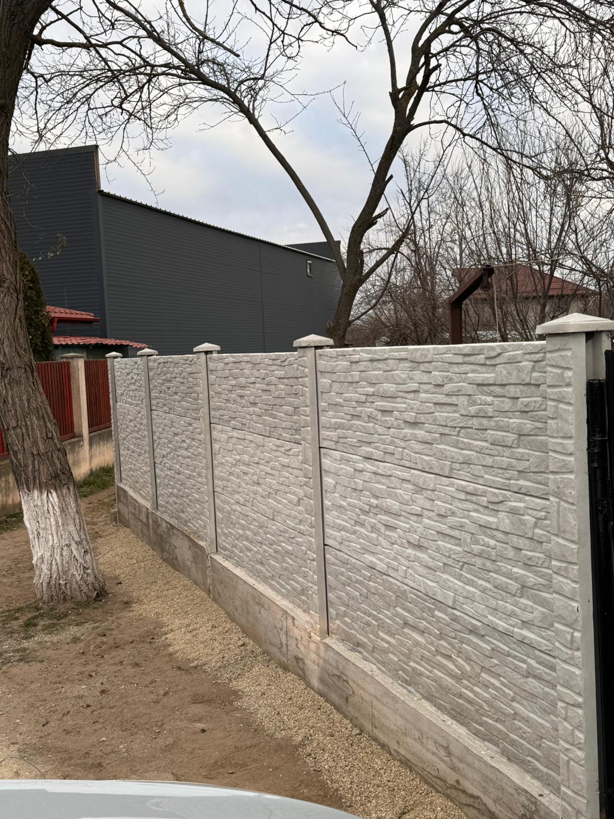 Lucrare MTZ Prefabricate - gard prefabricat beton 36