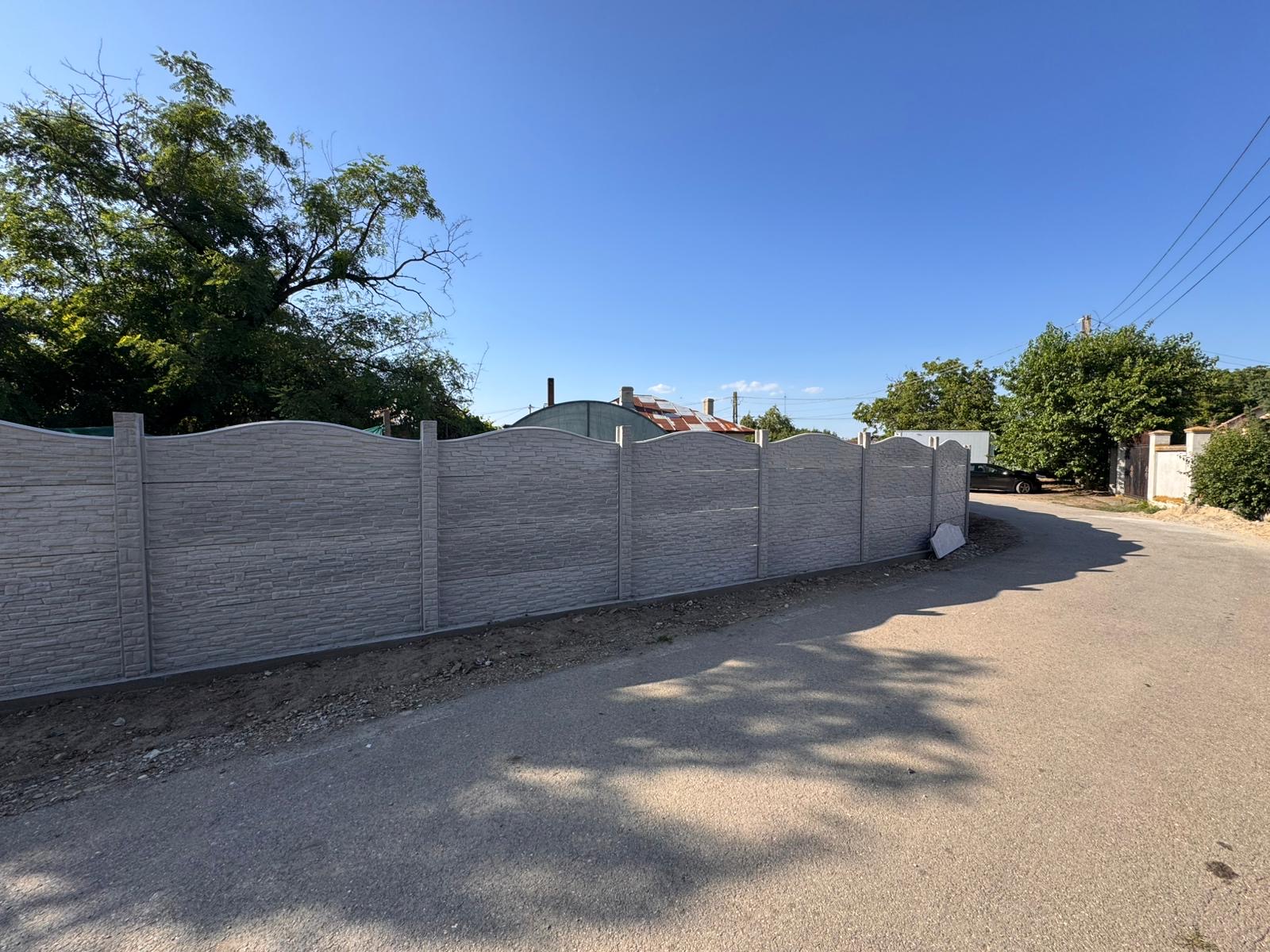 Lucrare MTZ Prefabricate - gard prefabricat beton 4