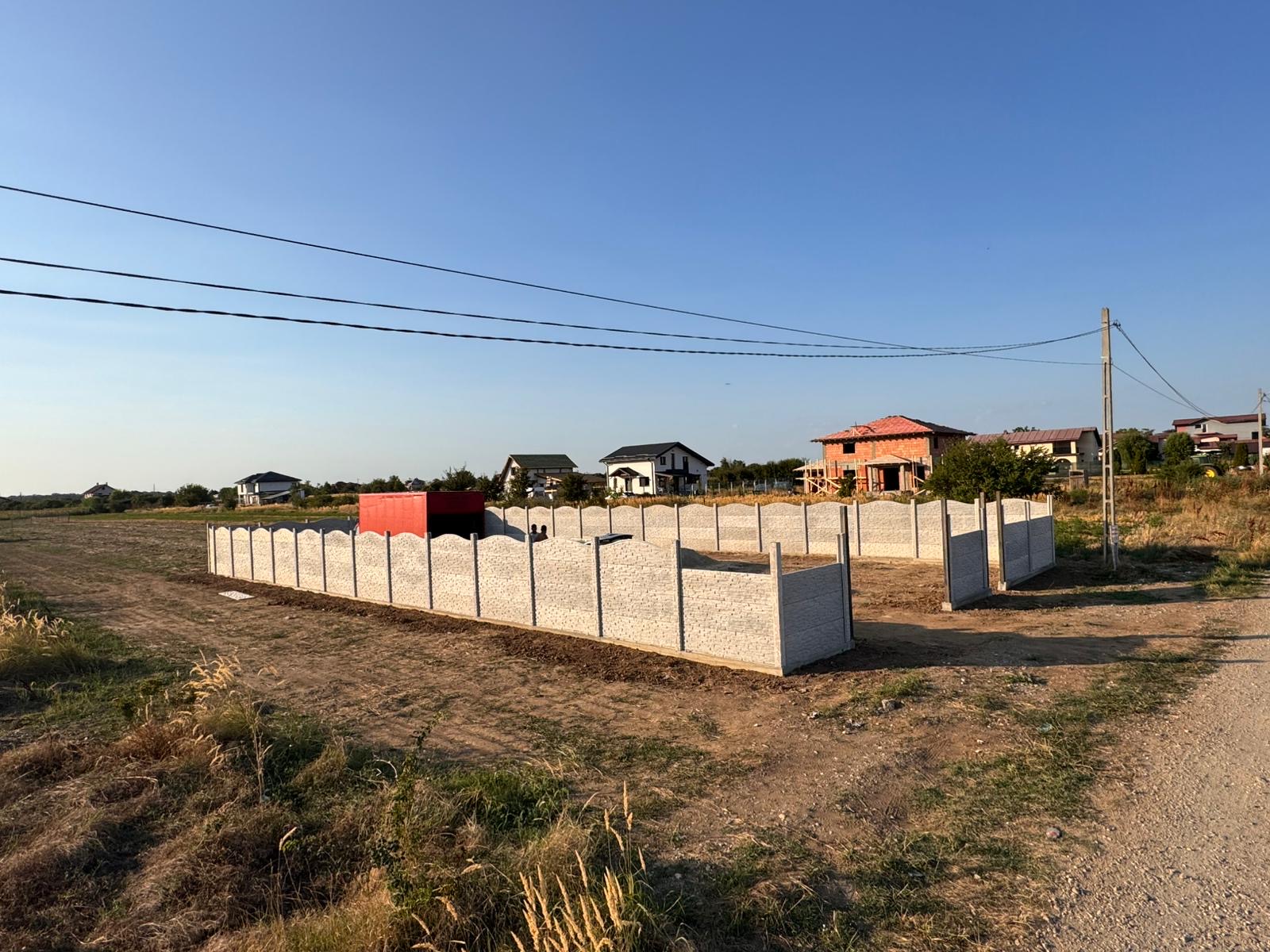 Lucrare MTZ Prefabricate - gard prefabricat beton 45