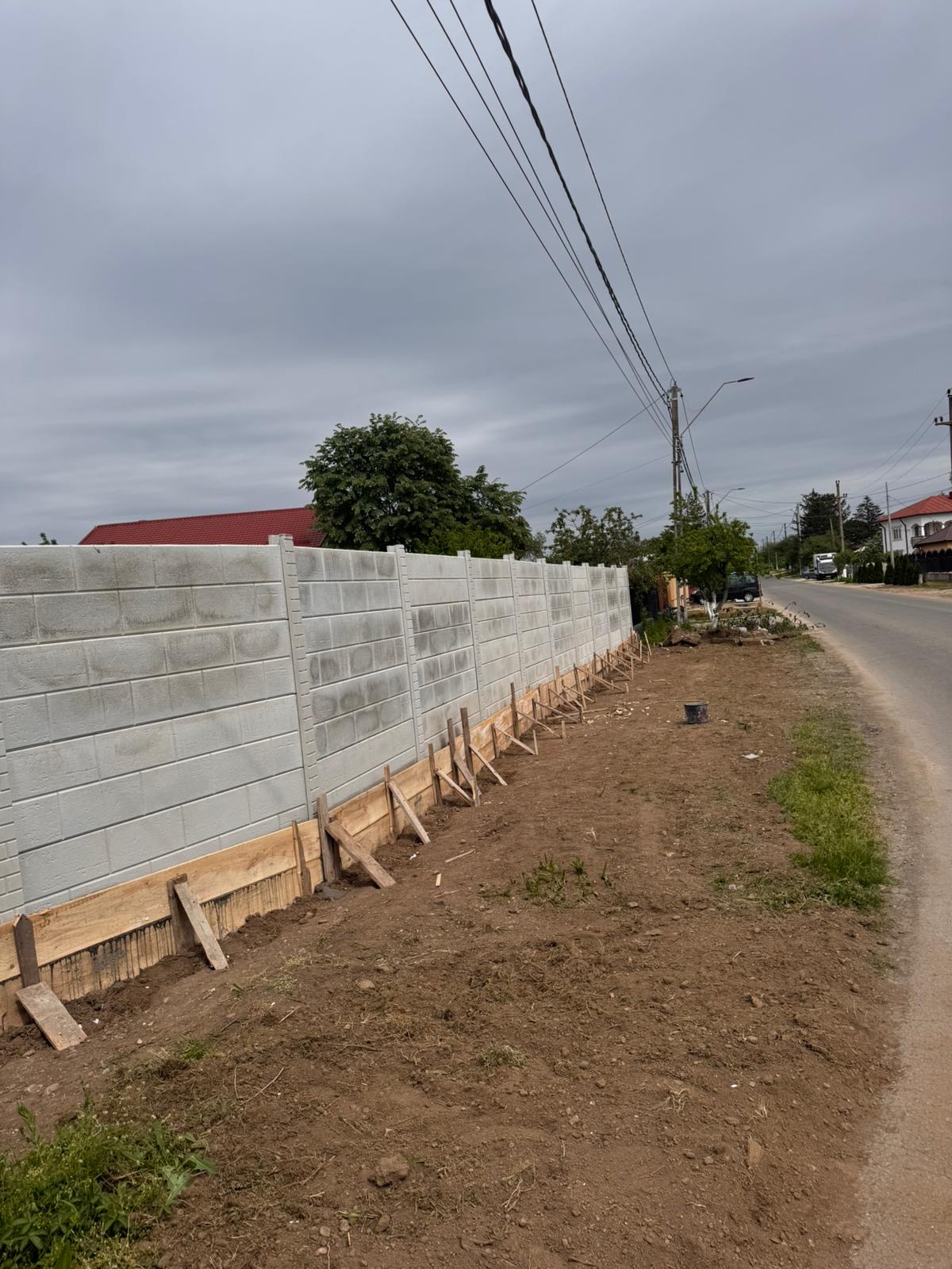 Lucrare MTZ Prefabricate - gard prefabricat beton 8